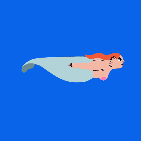 Fish Mermaid GIF by taylor_final_v02