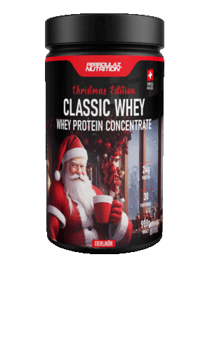 Christmas Protein Sticker by PERROULAZ NUTRITION