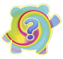 Confused Mystery Sticker by Dream Beams World