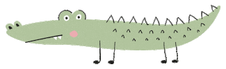 Coco Crocodile Sticker