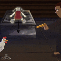 Chicken Possess GIF by LittleDemonFX