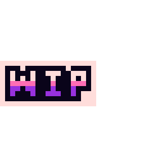 Work In Progress Pink Sticker