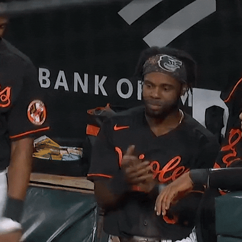 Happy Cedric Mullins GIF by Baltimore Orioles