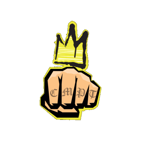 Crown Graffiti Sticker