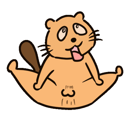 Shocked Tanuki Sticker