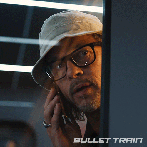 Spying Brad Pitt GIF by Bullet Train Find & Share on GIPHY