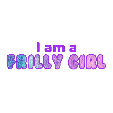 Lily Frilly Sticker