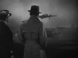 Humphrey Bogart Airplane GIF by Film at Lincoln Center