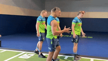 Rugby League Dance GIF by Canberra Raiders