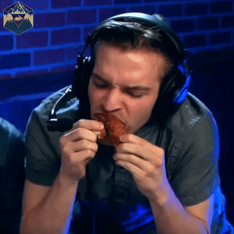 Food Reaction GIF by Hyper RPG