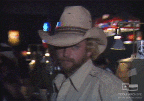 Urban Cowboy GIF by Texas Archive of the Moving Image