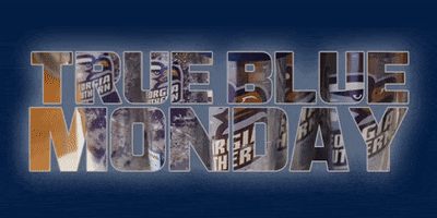 True Blue Gold GIF by Georgia Southern University - Auxiliary Services