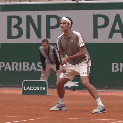 roger federer tennis GIF by Roland-Garros