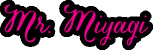 Mr. Miyagi Sticker
