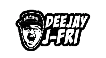 F J Sticker by DJ J-FRI