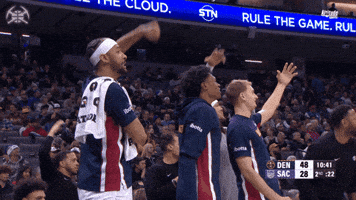 Nba Bench Mob GIF by Denver Nuggets