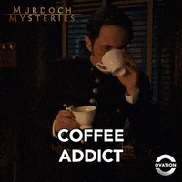 Murdoch Mysteries Coffee GIF by Ovation TV