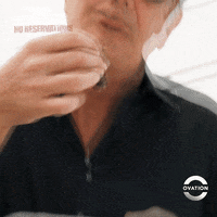 snack eating GIF by Ovation TV