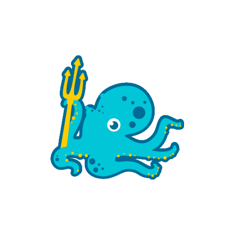 Birch Aquarium Octopus Sticker by UC San Diego