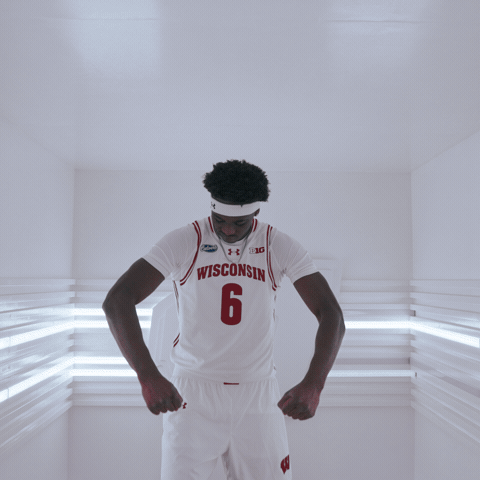 Celebration Badger Basketball GIF by Wisconsin Badgers