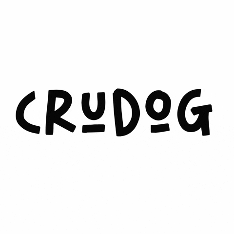 crudog_ food logo dogs perros GIF