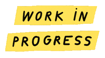 Working Work In Progress Sticker By Nina Cosford For Ios Android Giphy