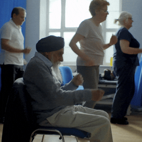 Old Man Dancing GIF by We Are Undefeatable - Find & Share on GIPHY