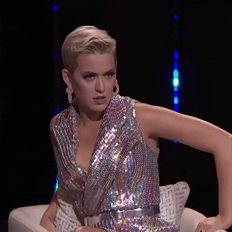 no, nope, okay, annoyed, katy perry, listening, american idol,  understanding, americsn idol audition – GIF