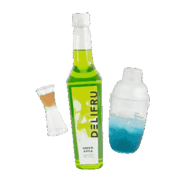 Beverage Shaker Sticker by Delifru Flavor Expert