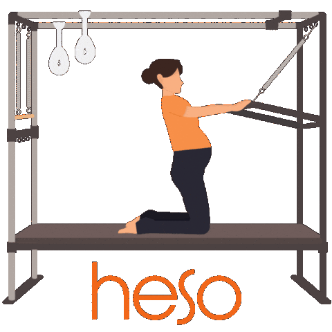 Pilates Maternity Sticker by heso