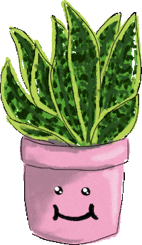 Snake Planta Sticker