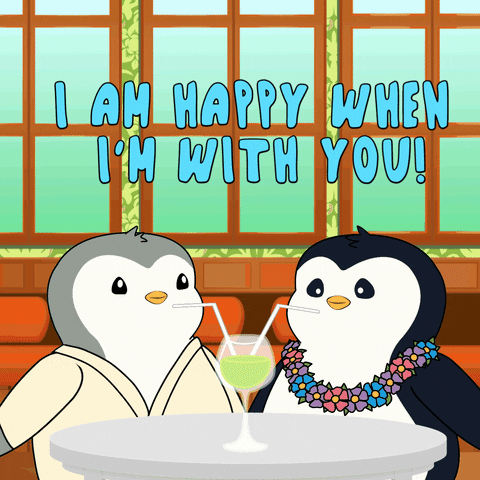 I Love You Friends GIF by Pudgy Penguins - Find & Share on GIPHY
