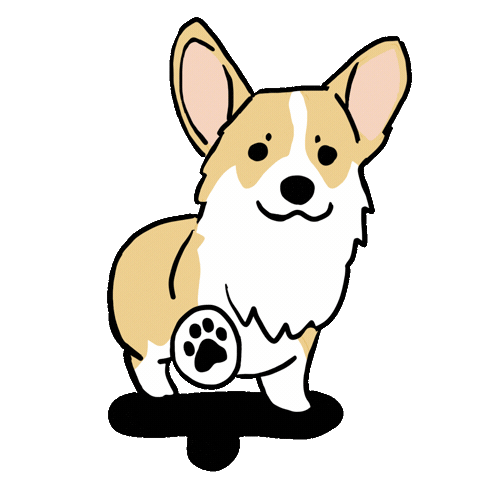Dog Walking Sticker by うちクリ