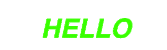 Hello Sticker