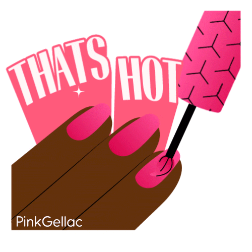 Pink Gellac Sticker