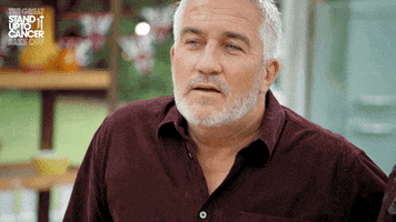Expression Shrug GIF by The Great British Bake Off
