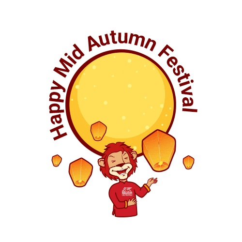 Mooncake Midautumn Sticker by Generali Malaysia