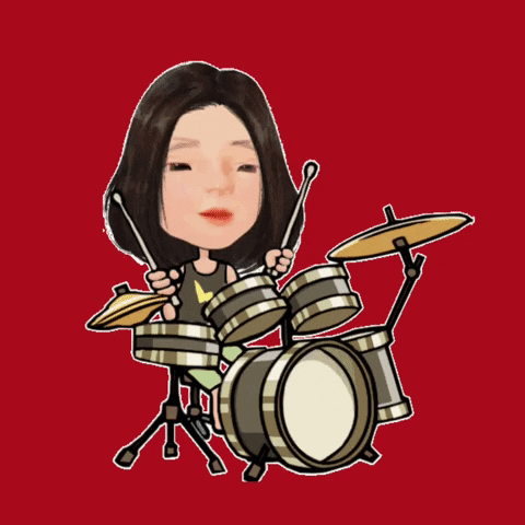 Concert Drumming GIF