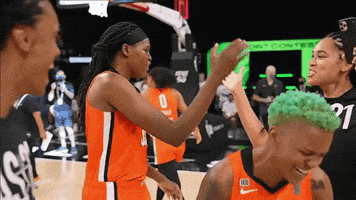 Womens Basketball Reaction GIF by WNBA