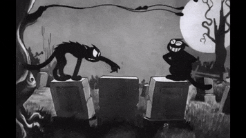 Silly Symphonies - The Skeleton Dance GIF