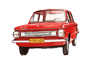 Car Retrocar Sticker