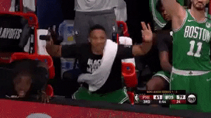 Fired Up Reaction GIF by Boston Celtics