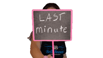 Last Minute Sticker by bellebeaute
