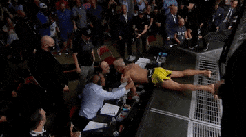 Laying Down Face To Face GIF by UFC