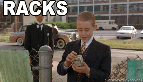 hustling cash money GIF