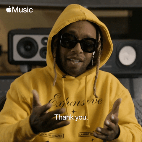 Good Vibes Thank You GIF by Apple Music