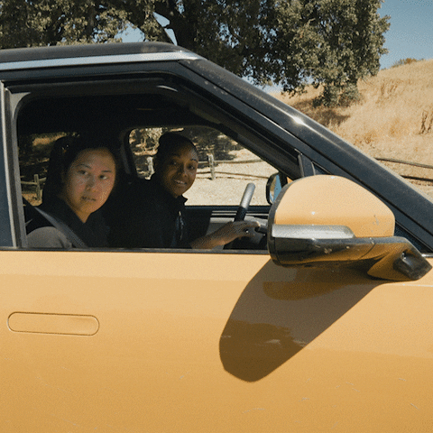 Looking Electric Car GIF by Rivian
