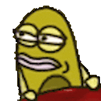 Fish Staring Sticker