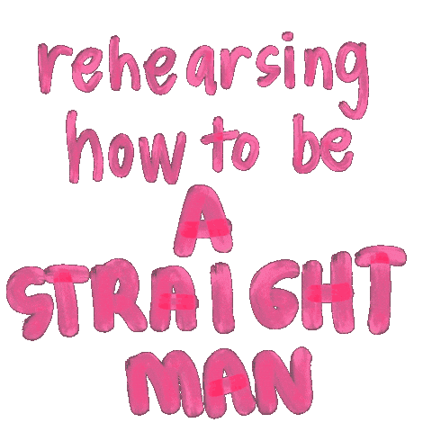 Straight Sticker