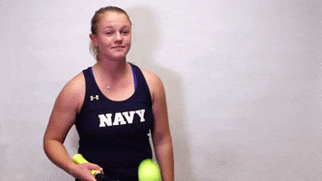 Navy Wtennis GIF by Navy Athletics